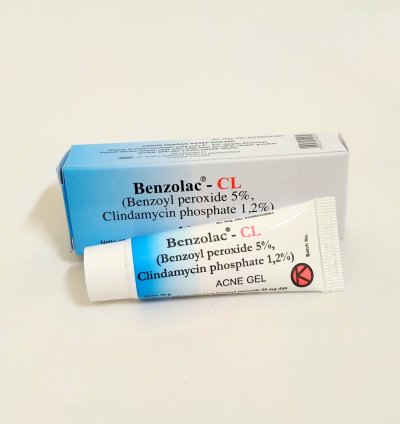 Benzoyl Peroxide, Clindamycin Benzolac CL Gel