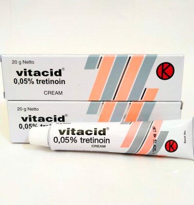 Tretinoin 0.05% VITACID Cream 20gr